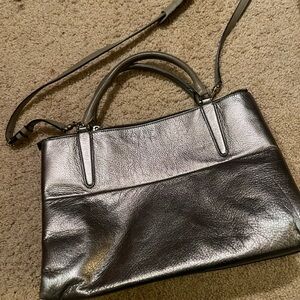 Gold Coach crossbody Bag